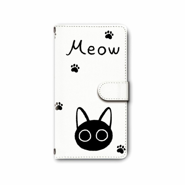 スマホ ケース カバー 手帳型 Iphone Ipod Iphone11 Iphonese アイフォン 送料無料 猫 ねこ 黒猫 キャラクター 肉球 足跡 全10種類 Dc の通販はau Pay マーケット プリスマ スマホケース専門店