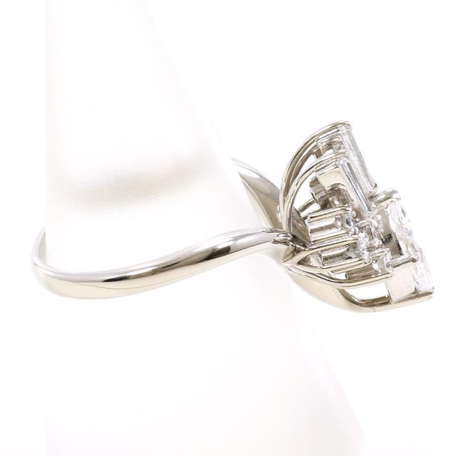 リング・指輪 PT900 プラチナ 7.5号 ダイヤモンド 0.47 ダイヤモンド