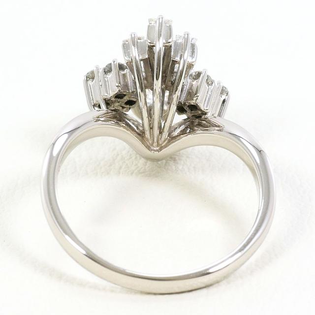 リング・指輪 PT900 プラチナ 7.5号 ダイヤモンド 0.47 ダイヤモンド