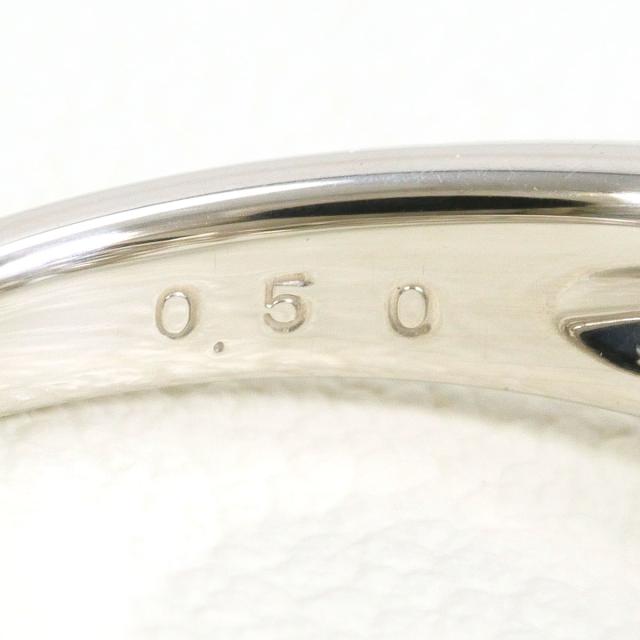 PT900 プラチナ リング・指輪 11号 ダイヤ 0.50ct 総重量約4.7g 中古ジュエリー