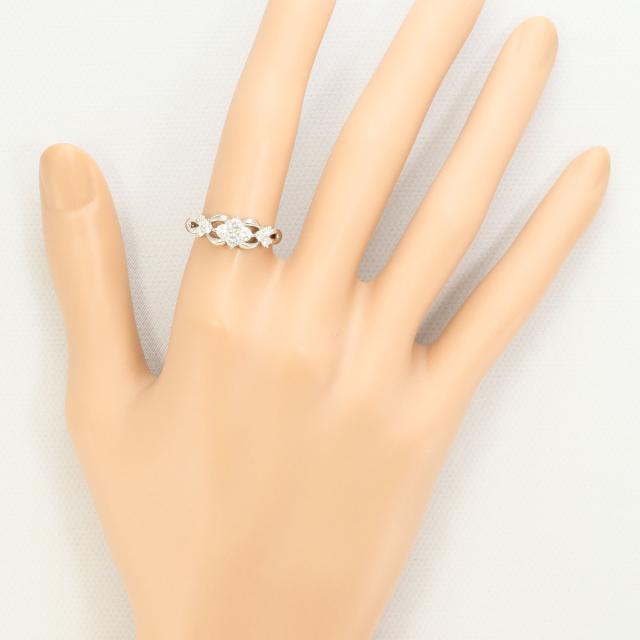 PT900 プラチナ リング・指輪 11号 ダイヤ 0.50ct 総重量約4.7g 中古ジュエリー