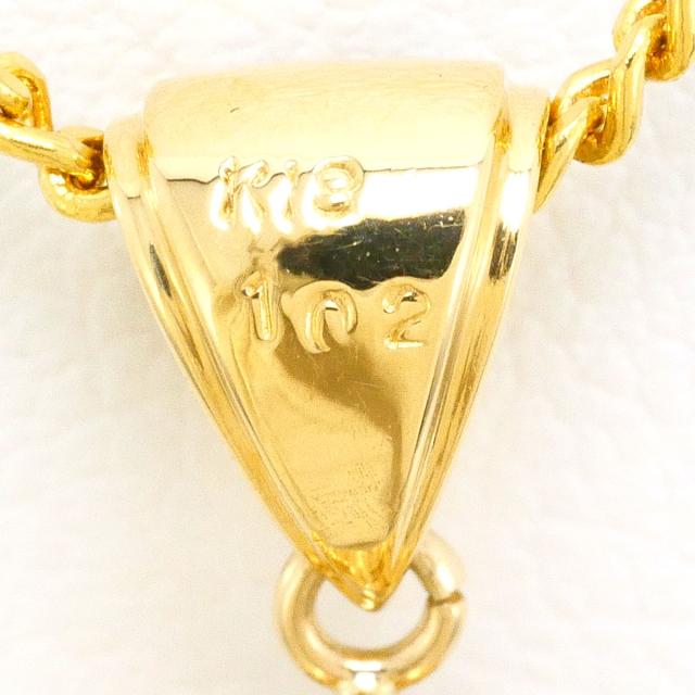 K18 18金 YG イエローゴールド ネックレス ダイヤ 1.02ct 鑑別書 総重量約5.1g 約40cm 中古ジュエリー_3
