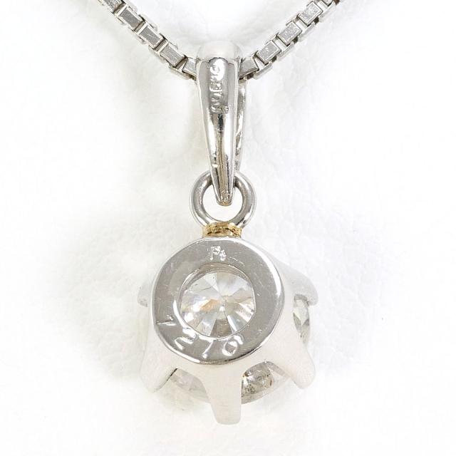 PT900 プラチナ PT850 プラチナ ネックレス ダイヤ 1.216ct 鑑別書 総重量約5.1g 約40cm 中古ジュエリー_2