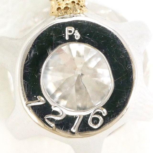 PT900 プラチナ PT850 プラチナ ネックレス ダイヤ 1.216ct 鑑別書 総重量約5.1g 約40cm 中古ジュエリー_3