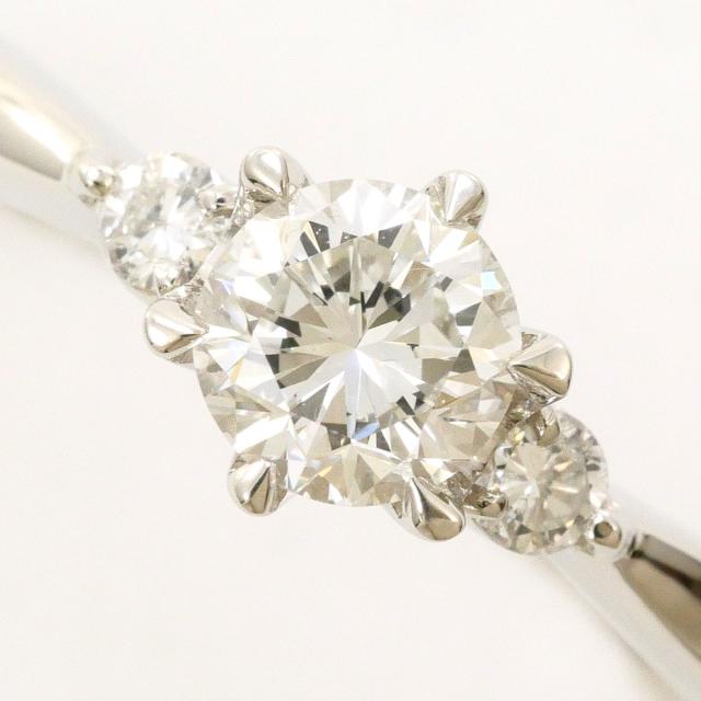 PT900 プラチナ リング・指輪 11.5号 ダイヤ 0.375ct ダイヤ 0.07ct 