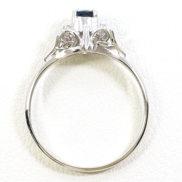 PT900 プラチナ リング・指輪 10.5号 サファイア 0.30ct ダイヤ 0.03ct 