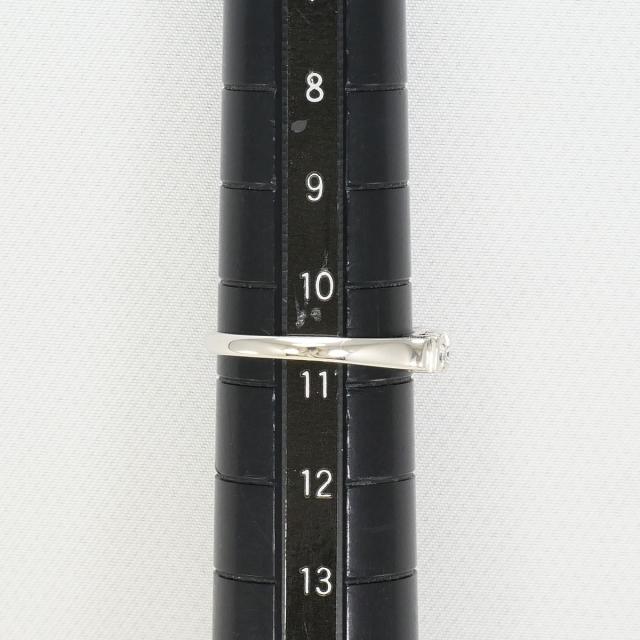 PT850 プラチナ リング・指輪 10.5号 ダイヤ 0.28ct 総重量約2.8g 中古