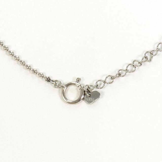 PT850 プラチナ ネックレス ダイヤ 1.00ct カード鑑別書 総重量約6.7g 約41cm 中古ジュエリー_4