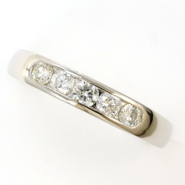 PT900 プラチナ リング・指輪 11号 ダイヤ 0.32ct 総重量約3.9g 中古ジュエリー