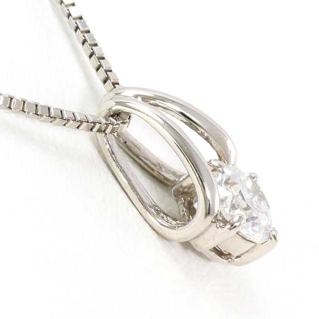 PT900 プラチナ PT850 プラチナ ネックレス ダイヤ 0.321ct VS2 鑑定書 総重量約2.8g 約40cm 中古ジュエリー_1
