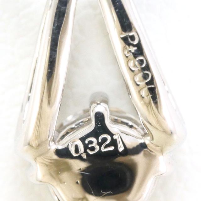 PT900 プラチナ PT850 プラチナ ネックレス ダイヤ 0.321ct VS2 鑑定書 総重量約2.8g 約40cm 中古ジュエリー_3