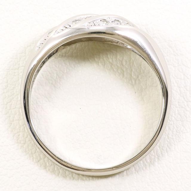 PT900 プラチナ リング・指輪 11号 ダイヤ 0.15ct 総重量約4.4g 中古ジュエリー_1
