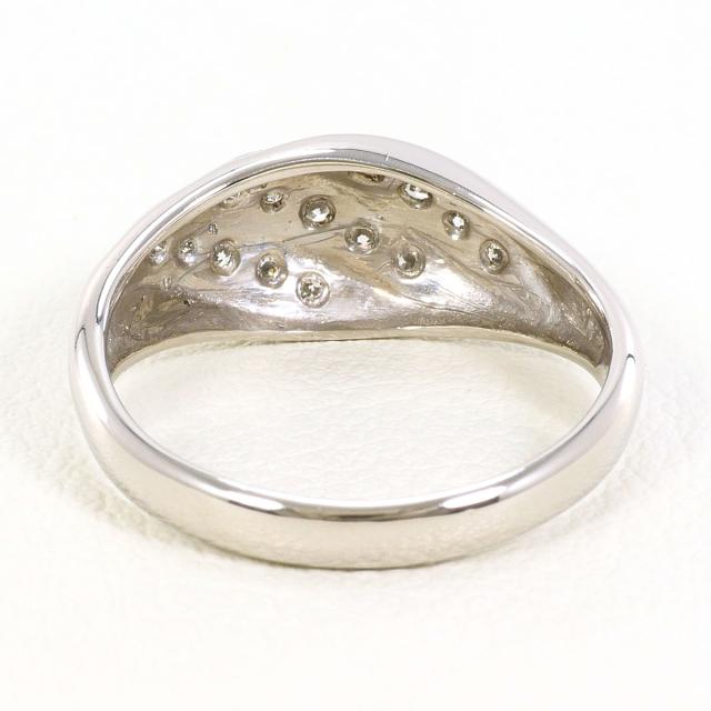 PT900 プラチナ リング・指輪 11号 ダイヤ 0.15ct 総重量約4.4g 中古ジュエリー_2