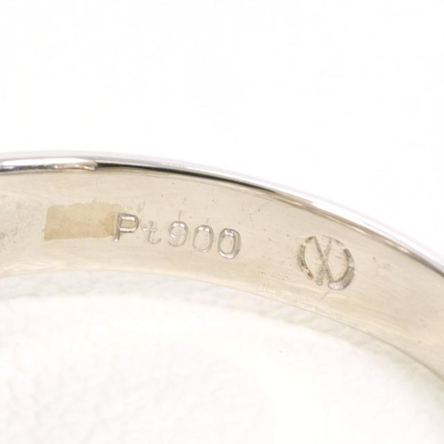 PT900 プラチナ リング・指輪 11号 ダイヤ 0.15ct 総重量約4.4g 中古ジュエリー_3