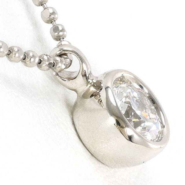 PT900 プラチナ PT850 プラチナ ネックレス ダイヤ 0.337ct SI2 鑑定書 総重量約3.6g 約39cm 中古ジュエリー_1