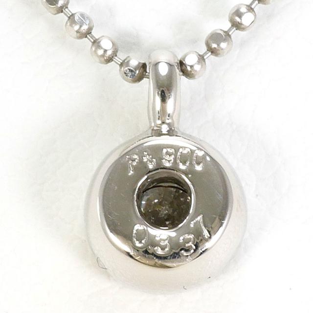 PT900 プラチナ PT850 プラチナ ネックレス ダイヤ 0.337ct SI2 鑑定書 総重量約3.6g 約39cm 中古ジュエリー_2