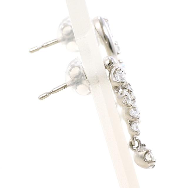 PT900 プラチナ ピアス ダイヤ 0.25 ct 総重量約2.6g 中古ジュエリー_1