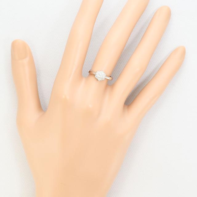 PT900 プラチナ リング・指輪 9号 ダイヤ 0.30 ct 総重量約2.7g 中古ジュエリー_5