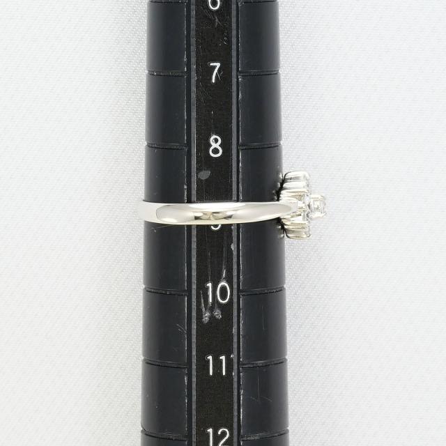 PT900 プラチナ リング・指輪 9号 ダイヤ 0.30 ct 総重量約2.7g 中古ジュエリー_6