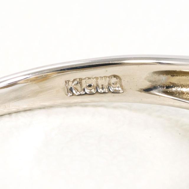 K18 18金 WG ホワイトゴールド リング・指輪 11.5号 パール 総重量約2.7g 中古ジュエリー_3