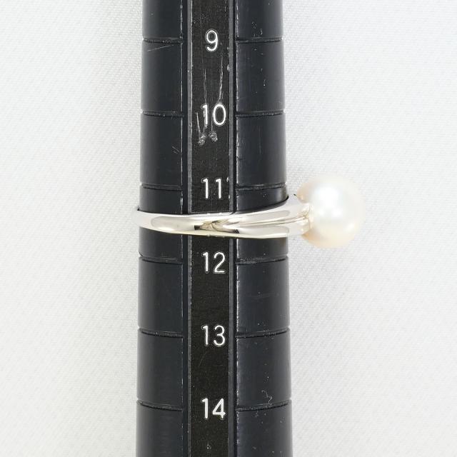K18 18金 WG ホワイトゴールド リング・指輪 11.5号 パール 総重量約2.7g 中古ジュエリー_5