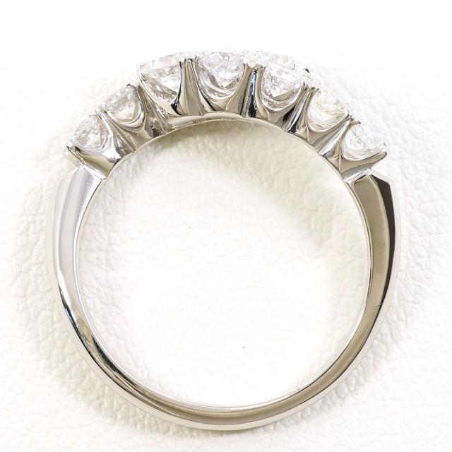 PT900 プラチナ リング・指輪 9号 ダイヤ 1.04ct カード鑑別書 総重量約5.3g 中古ジュエリー_2