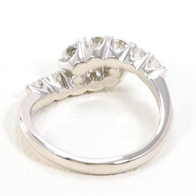 PT900 プラチナ リング・指輪 9号 ダイヤ 1.04ct カード鑑別書 総重量約5.3g 中古ジュエリー_3