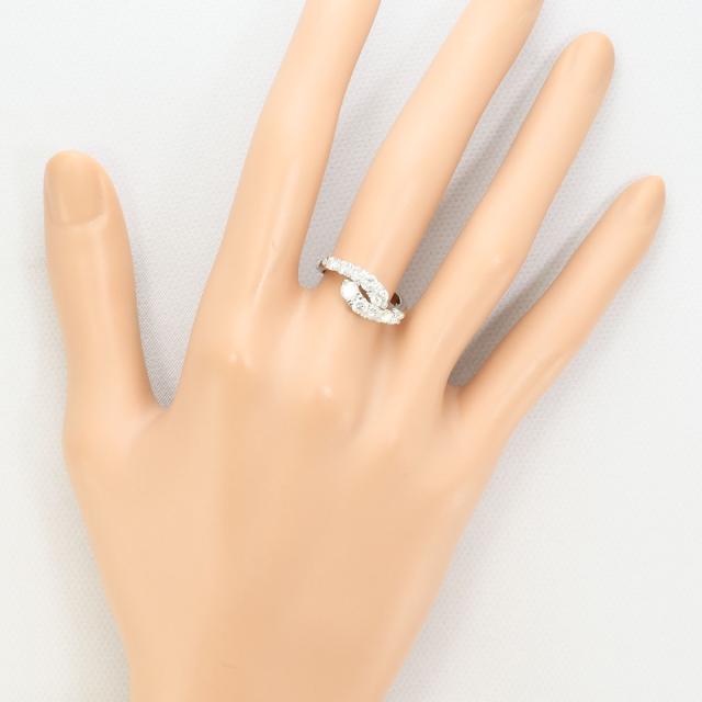 PT900 プラチナ リング・指輪 9号 ダイヤ 1.04ct カード鑑別書 総重量約5.3g 中古ジュエリー_5