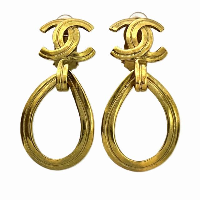 シャネル ヴィンテージ イヤリング　アクセサリー 総重量約17.8g GP 中古ジュエリー