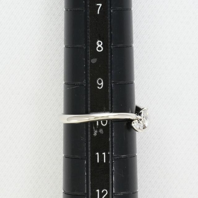 PT900 プラチナ リング・指輪 10号 ダイヤ 0.225ct ダイヤ 0.03ct SI2 鑑定書 総重量約3.9g 中古ジュエリー_8