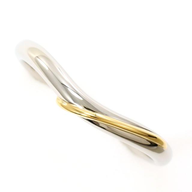 アイプリモ PT950 プラチナ K18 18金 YG 黄色ゴールド 輪っか・指環 17.5号 総掛け目約4.8g 中古宝飾品