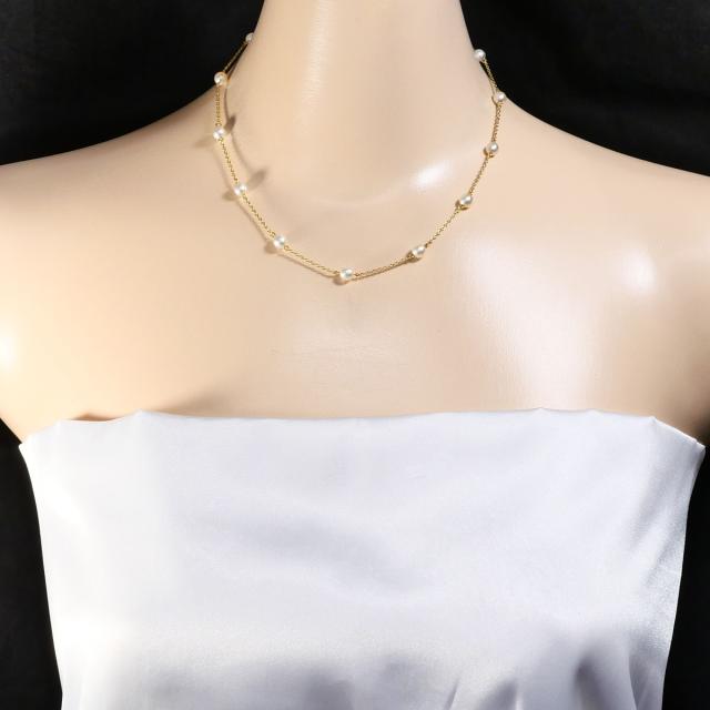 TASAKI タサキ 田崎真珠 K18 18金 YG イエローゴールド ネックレス 