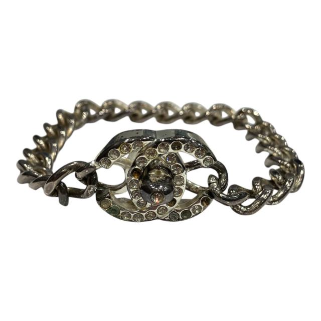 シャネル ココマーク ターンロック ブレスレット ブレスレット　アクセサリー 真鍮 中古