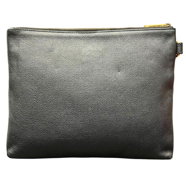 グッチ ロゴプリント クラッチバッグ レザー 572770 メンズ 【中古】_1