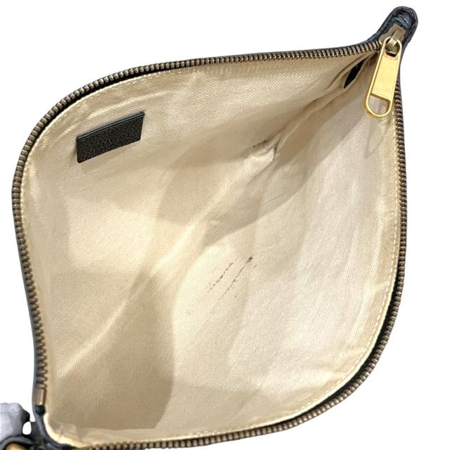 グッチ ロゴプリント クラッチバッグ レザー 572770 メンズ 【中古】_4