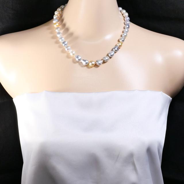 シルバー ネックレス パール 総重量約42.0g 約43cm 中古ジュエリー_6