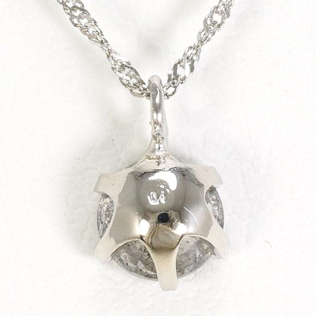 PT999 プラチナ PT850 プラチナ ネックレス ダイヤ 0.4ct 総重量約1.0g 約42cm 中古ジュエリー_2