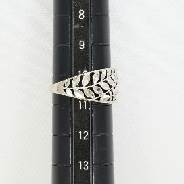 K10 10金 WG 白いことゴールド 輪っか・指環 10.5号 総掛け目約1.8g 中古宝飾品