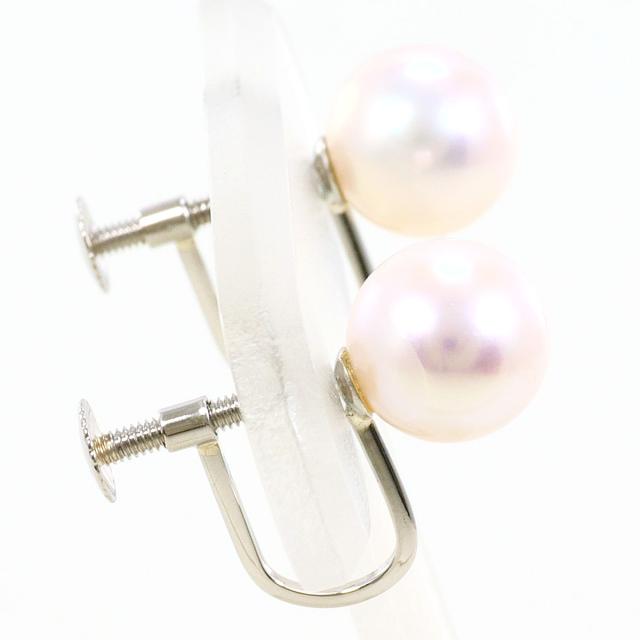 パール プラチナ イヤリング Pt850 PT850 プラチナ イヤリング パール 総重量約2.6g 中古ジュエリー