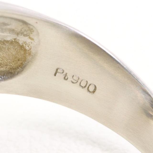 PT900 プラチナ リング・指輪 12.5号 ダイヤ 0.20ct カード鑑別書 総重量約8.3g 中古ジュエリー_4