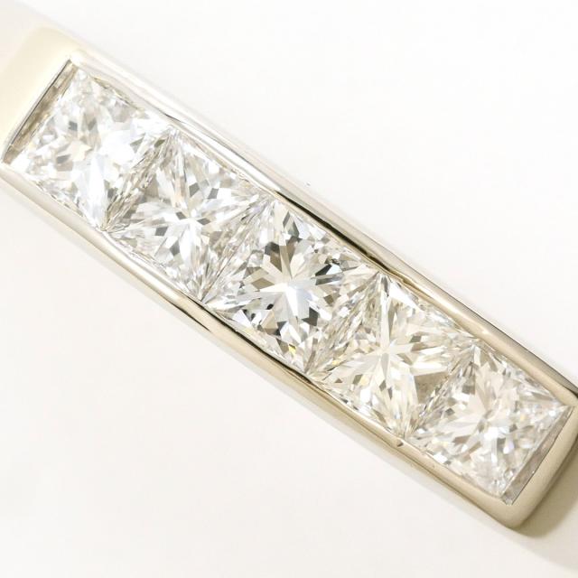 PT850 プラチナ リング・指輪 16号 ダイヤ  0.84ct カード鑑別書 総重量約7.1g 中古ジュエリー_1