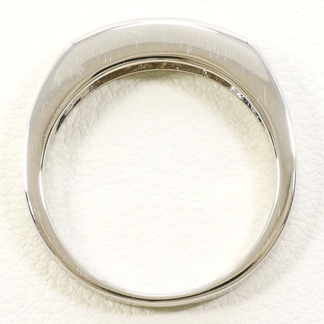 PT850 プラチナ リング・指輪 16号 ダイヤ  0.84ct カード鑑別書 総重量約7.1g 中古ジュエリー_2