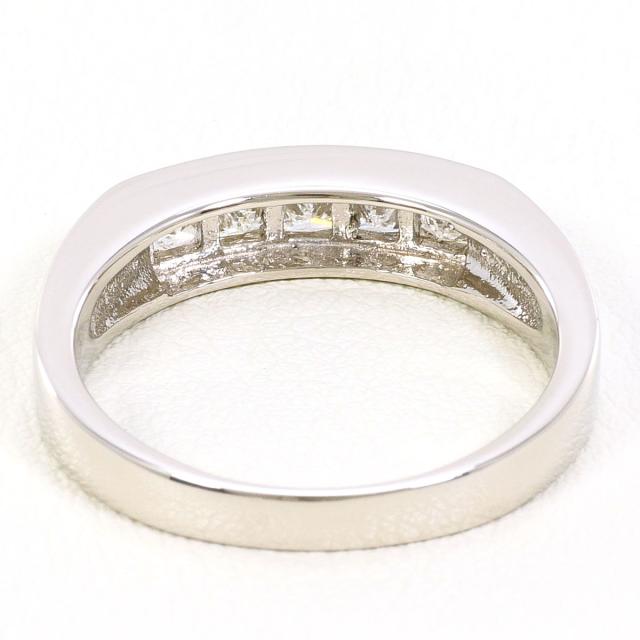 PT850 プラチナ リング・指輪 16号 ダイヤ  0.84ct カード鑑別書 総重量約7.1g 中古ジュエリー_3