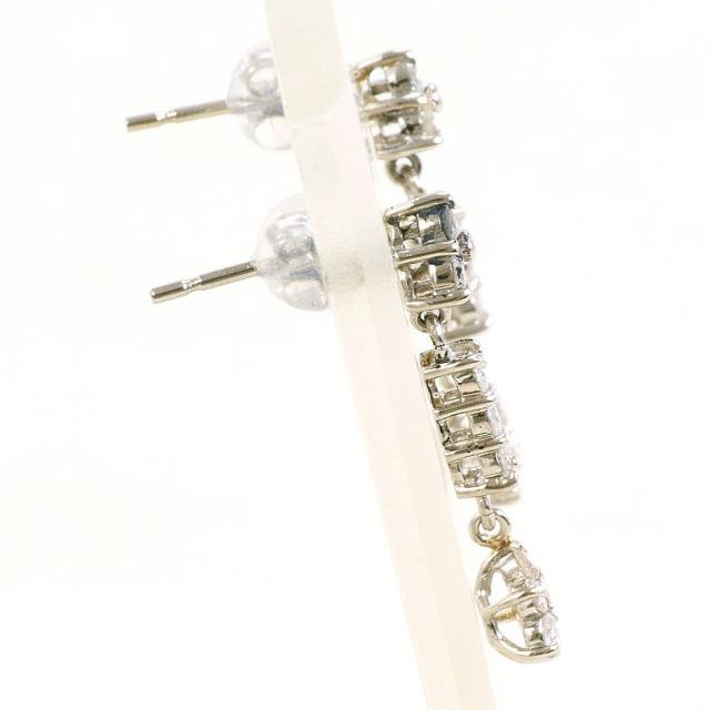PT900 プラチナ ピアス ダイヤ 0.25ct 総重量約2.0g 中古ジュエリー_1