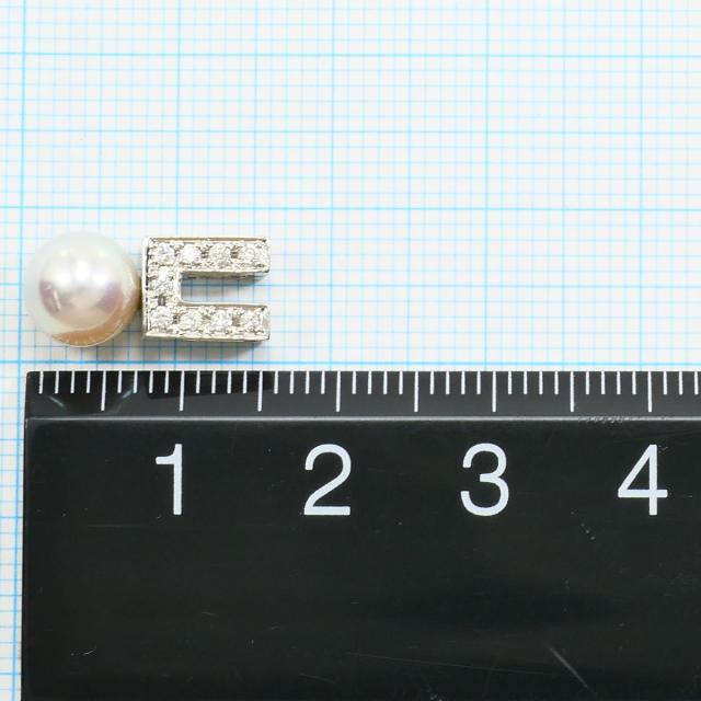 セイコージュエリーニナリッチ PT900 プラチナ ペンダントトップ パール ダイヤ 総重量約2.8g 中古ジュエリー_3