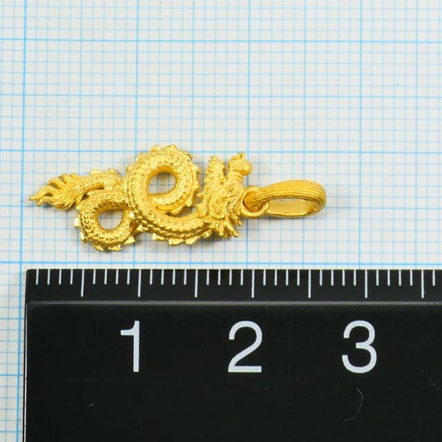 K24 24金 YG イエローゴールド ペンダントトップ 総重量約2.5g 中古 