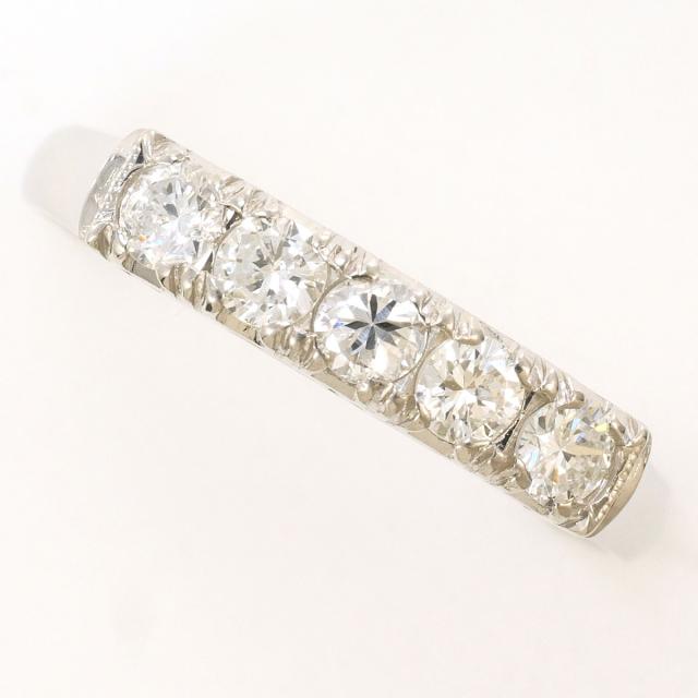 PT プラチナ リング・指輪 11号 ダイヤ 0.41ct 総重量約2.3g 中古ジュエリー