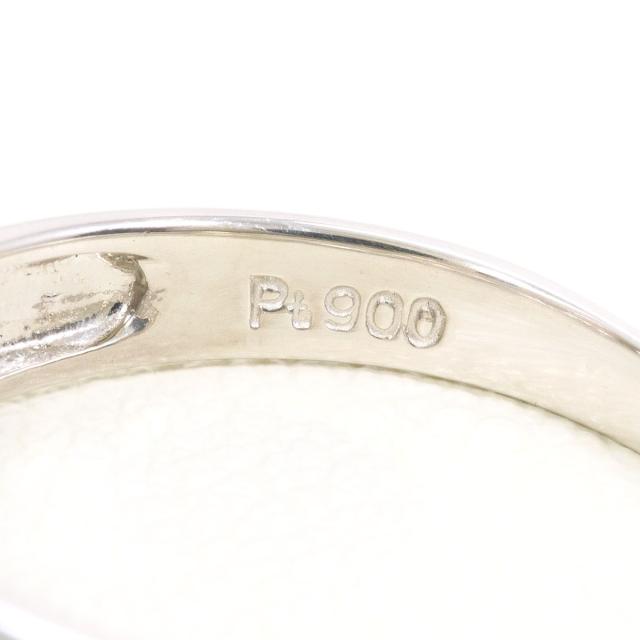PT900 プラチナ リング・指輪 7号 ダイヤ 総重量約2.7g 中古ジュエリー_3