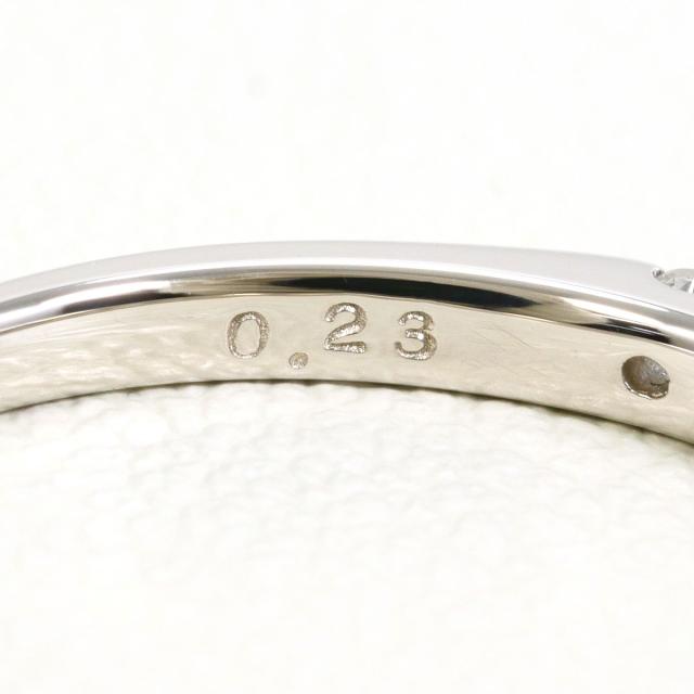 PT900 プラチナ リング・指輪 7.5号 ダイヤ 0.23ct 総重量約2.0g 中古ジュエリー_4