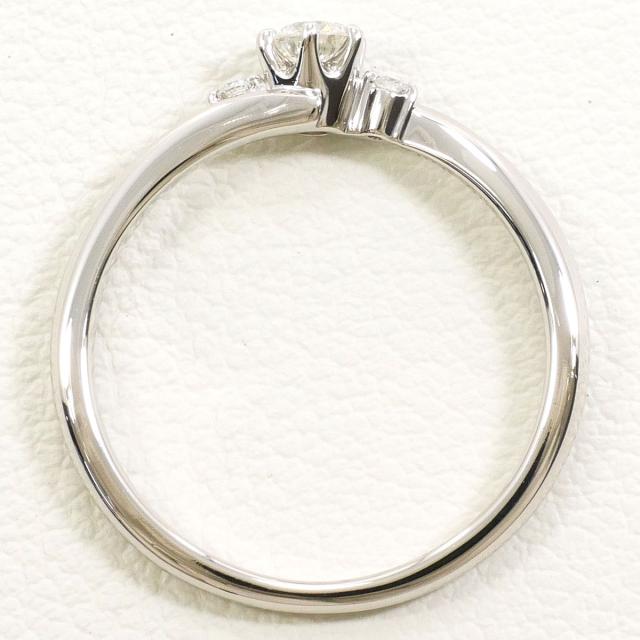 PT900 プラチナ リング・指輪 8号 ダイヤ 0.136ct ダイヤ 0.02ct 総重量約2.6g 中古ジュエリー_1